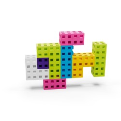 MELI Cube - 100 piezas pastel