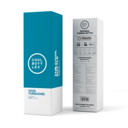 Botella térmica 500 ml - Vivid Turquoise