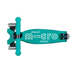 Patinete Maxi Micro Deluxe Glow Led - Turquesa
