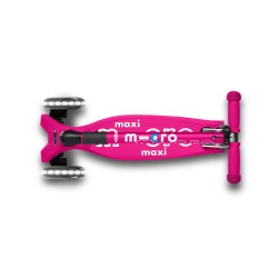 Patinete Maxi Deluxe Plegable Led - Rosa
