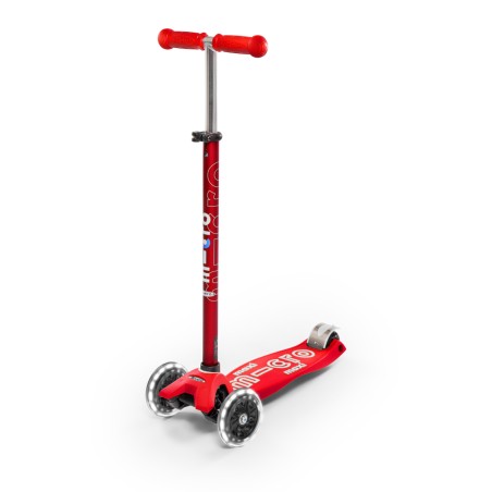 Patinete Maxi Deluxe Led - Rojo