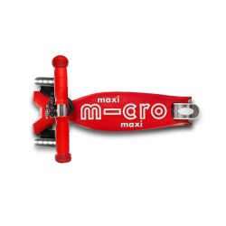 Patinete Maxi Deluxe Led - Rojo