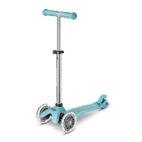 Patinete Mini Micro Deluxe Glow led - Aqua