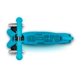 Patinete Mini Micro Deluxe Glow led - Aqua