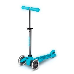 Patinete Mini Micro Deluxe Glow led - Aqua