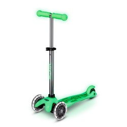Patinete Mini Micro Deluxe Glow led - Verde lima