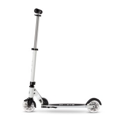 Patinete Micro Sprite Glow Led - Blanco/Azul