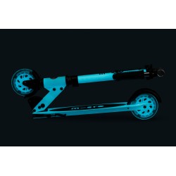 Patinete Micro Sprite Glow Led - Blanco/Azul