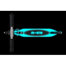 Patinete Micro Sprite Glow Led - Blanco/Azul