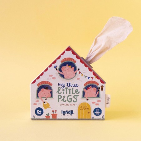 Wooden Toys - My three little pigs