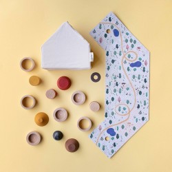 Wooden Toys - My three little pigs