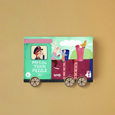 Puzzle - My little train - 10 x 3 piezas