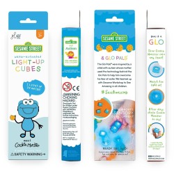 GloPals Set cubos luz  - Cookie Monster