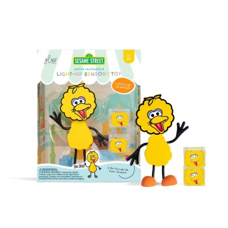 GloPals Set personaje + 2 cubos luz -Big bird