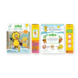 GloPals Set personaje + 2 cubos luz -Big bird
