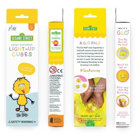 GloPals Set cubos luz - Big bird