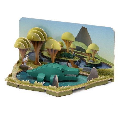 Halftoys - Diorama Set crocodile