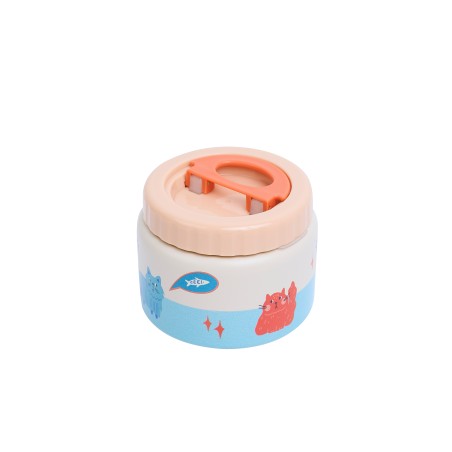 Tarro alimentación térmico 350 ml - Meowtiful Cats