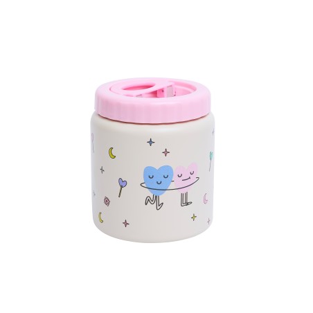 Tarro alimentación térmico 500 ml - Dancing Hearts