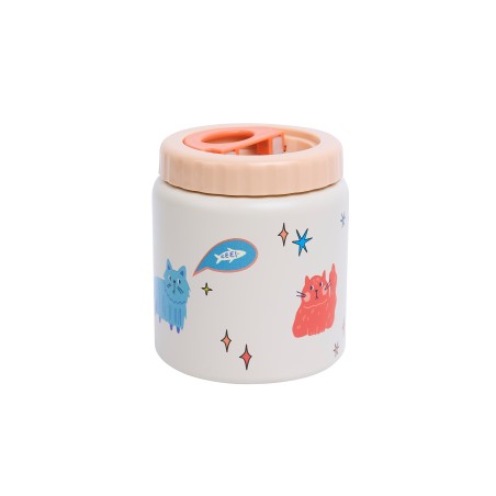 Tarro alimentación térmico 500 ml - Meowtiful Cats