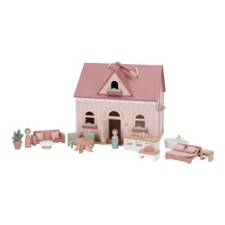Casa de muñecas madera portable FSC – Little Dutch