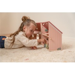 Casa de muñecas madera portable FSC – Little Dutch