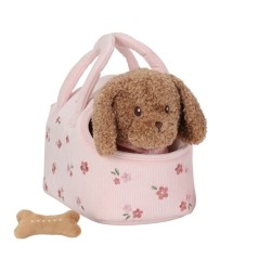 Perrito peluche Jackie con bolsa – Little Dutch