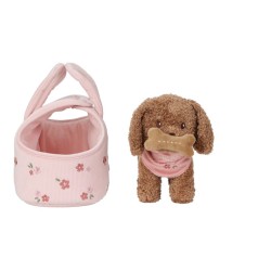 Perrito peluche Jackie con bolsa – Little Dutch