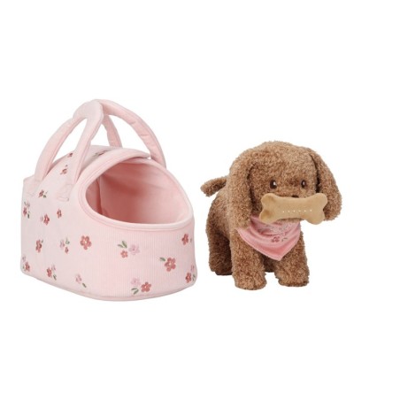 Perrito peluche Jackie con bolsa – Little Dutch