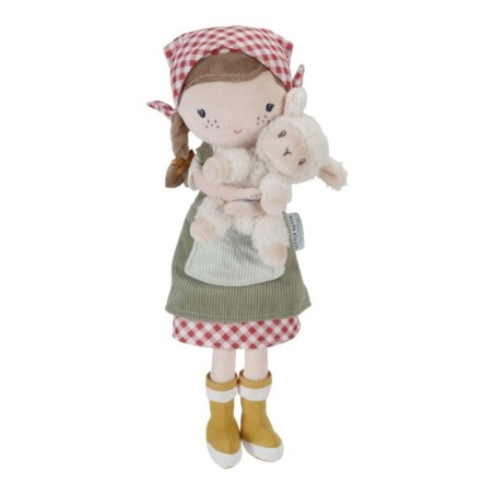 Rosa granjera con oveja muñeca blandita – Little Dutch
