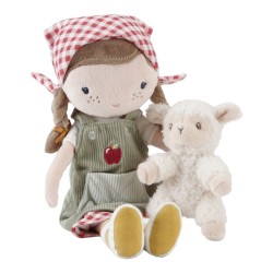 Rosa granjera con oveja muñeca blandita – Little Dutch
