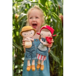 Rosa granjera con oveja muñeca blandita – Little Dutch