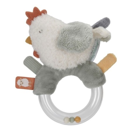 Sonajero anillo gallina Pequeña Granja – Little Dutch