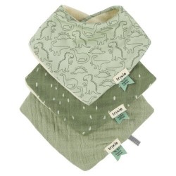 Pack 3 baberos bandana - Daring Dino