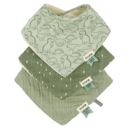 Pack 3 baberos bandana - Daring Dino