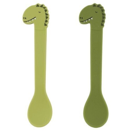 Pack 2 cucharas silicona - Mr. Dino