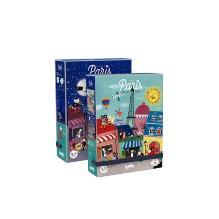 Puzzle - Night & Day in Paris