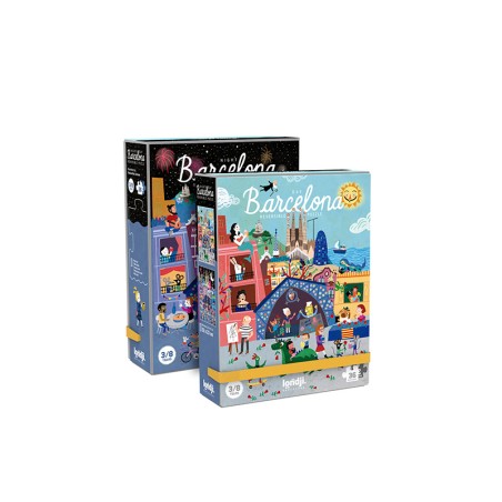 Puzzle - Night & Day in Barcelona