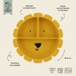 Plato de silicona con ventosa - Mr. Lion