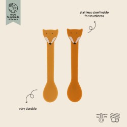 Pack 2 cucharas silicona - Mr. Fox