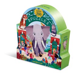 Puzzle - Un día en el zoológico - 48 piezas