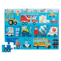 Maxi puzzle - Los vehículos - 36 piezas