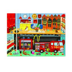 Puzzle casero - La estación de bomberos - 24 piezas