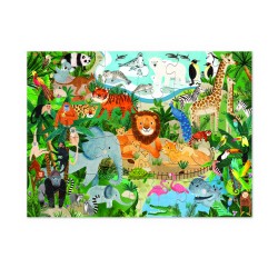 Puzzle casero - El zoológico - 24 piezas