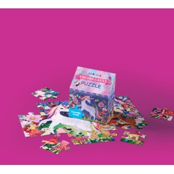 Puzzle casero - El castillo de los unicornios - 24 piezas