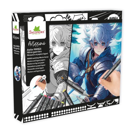 Manga - L - Layout y marcadores - Héroes guerreros