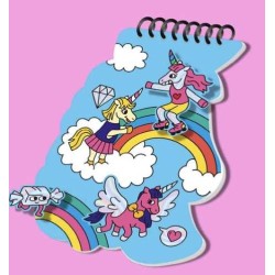 Libreta de pegatinas Unicornio - Omy