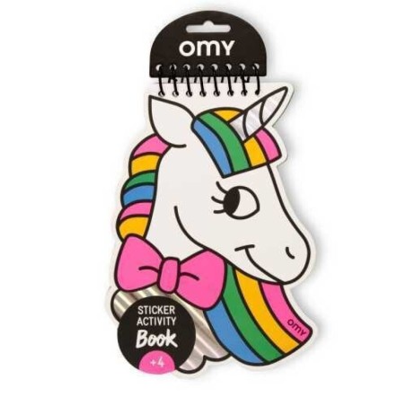 Libreta de pegatinas Unicornio - Omy