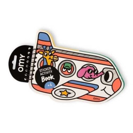 Libreta de pegatinas Vroom - Omy