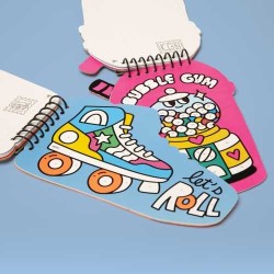 Libreta de pegatinas numeradas Street - Omy